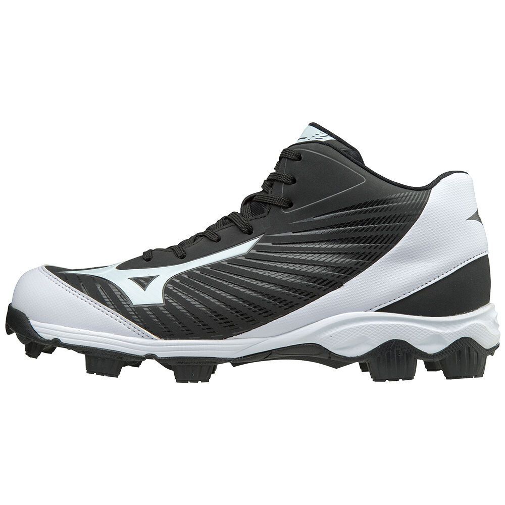 Mizuno 9-spike Adv Fra 9mid Muške Tenisice za Trcanje Crne Bijele | DFOIRT937