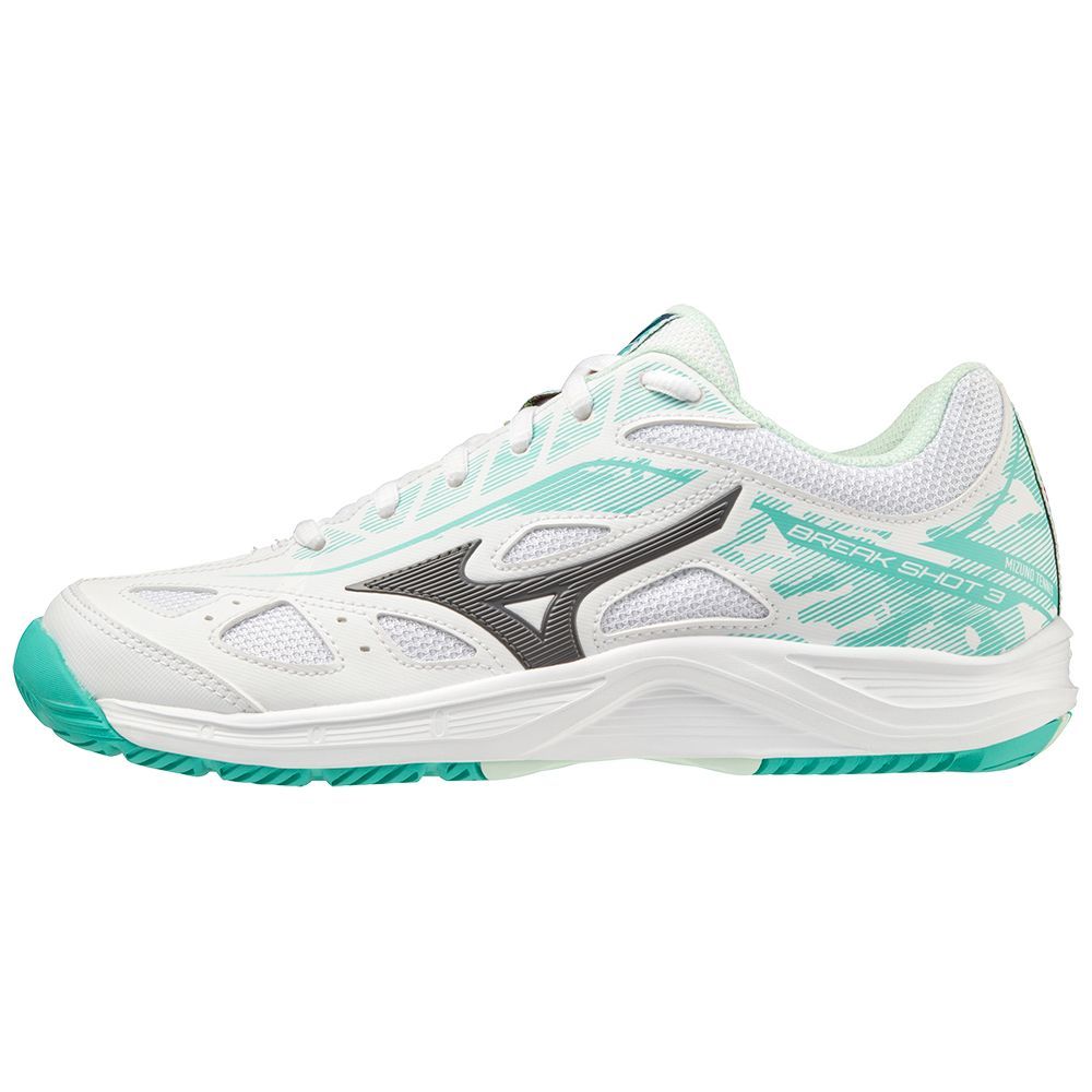 Mizuno Breakshot 3 Ac Ženske Tenisice za Tenis Bijele | NBVYAO792