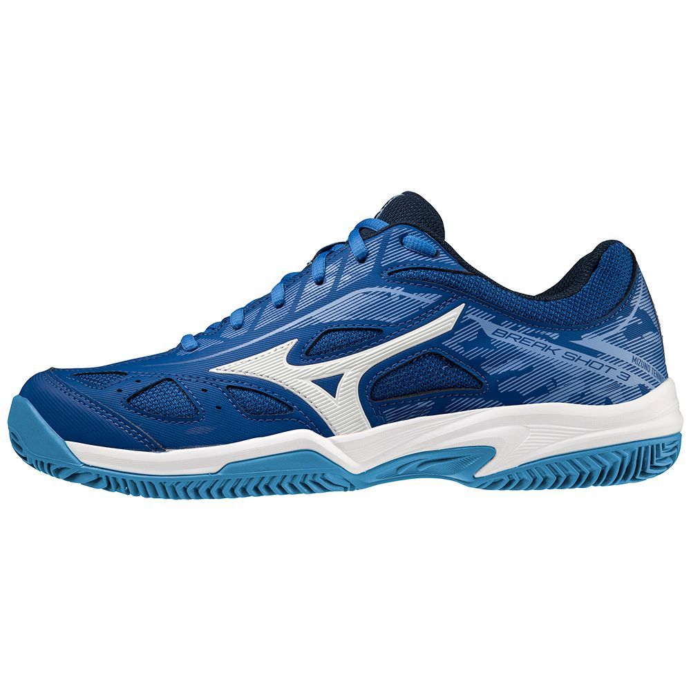 Mizuno Breakshot 3 Cc Ženske Tenisice za Tenis Plave | ALKMIZ481