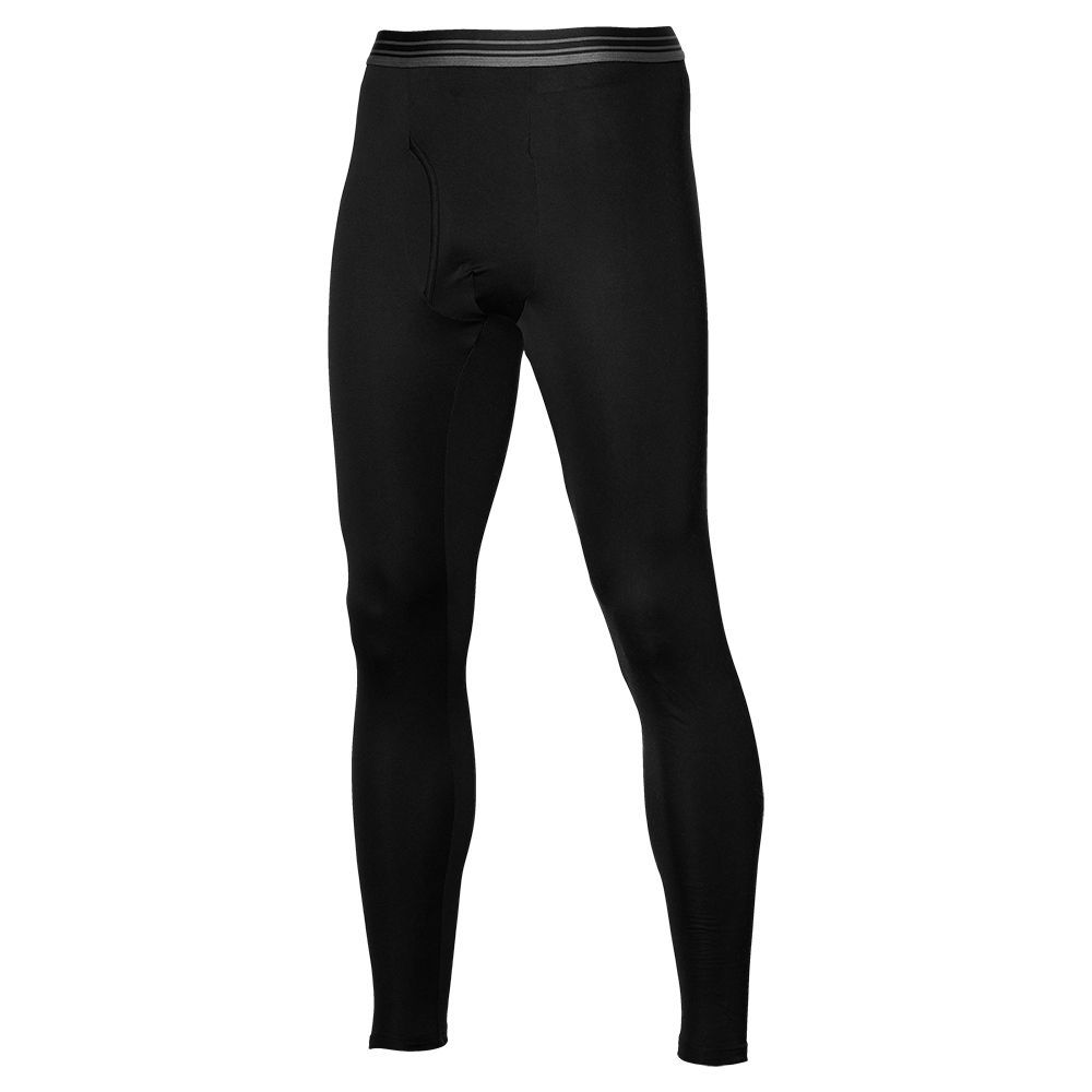 Mizuno Bt Under Long Muške Tajice Za Trčanje Crne | BJXTPK537