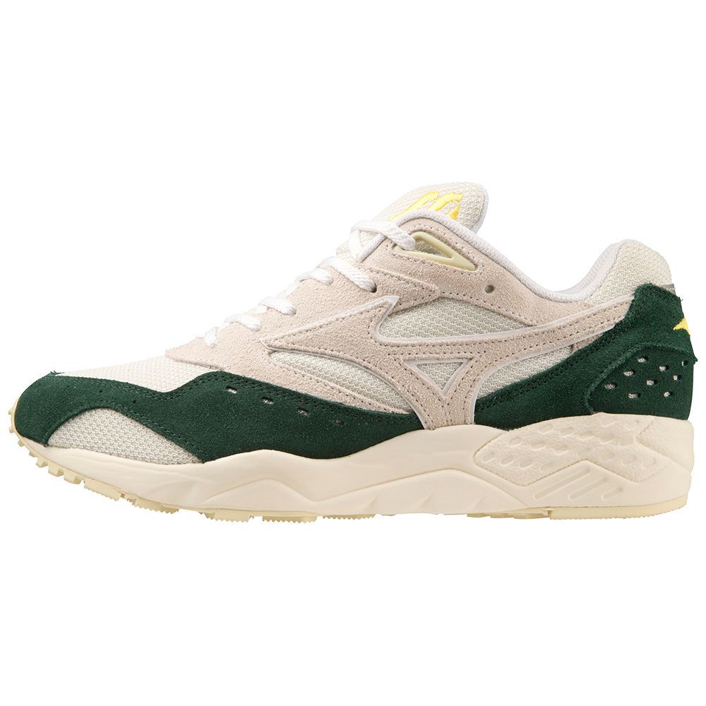 Mizuno Contender Muške Tenisice Bijele Bijele Tamno Zelene | IRWBSH453