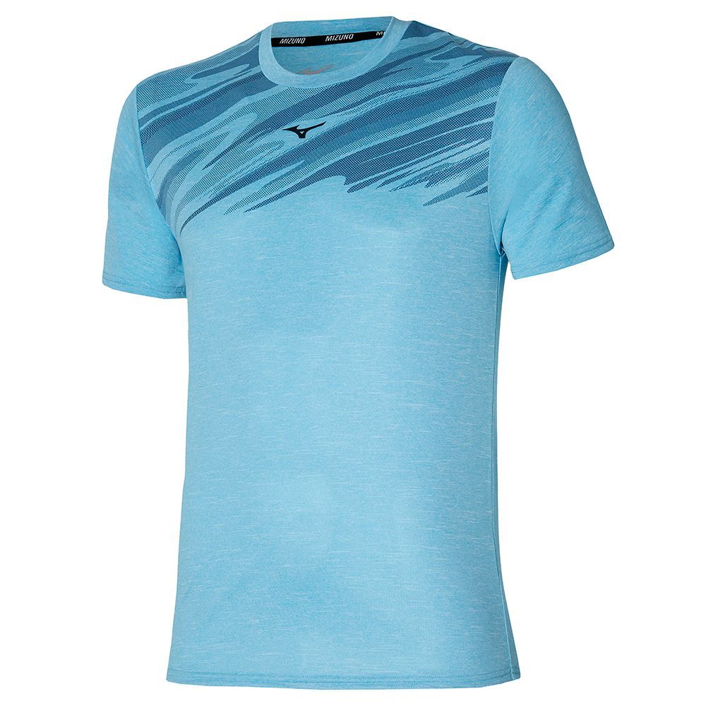 Mizuno Core Graphic Tee Muške Topi Crne | HLAOPJ412