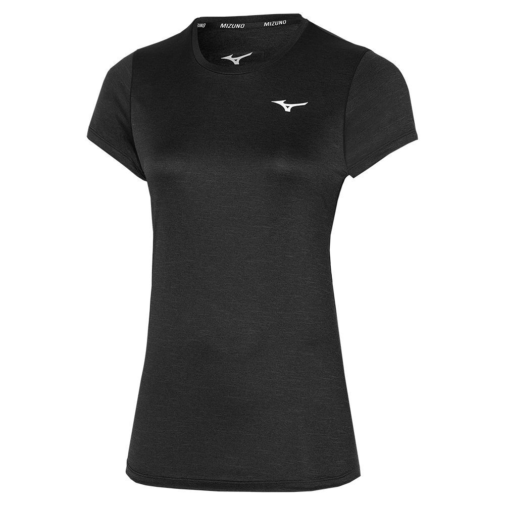 Mizuno Core Graphic Tee Ženske Topi Plave | ECNAMG419