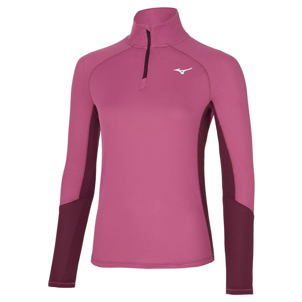 Mizuno Dryaeroflow Ls Tee Ženske Topi Sive | GOJQSR754