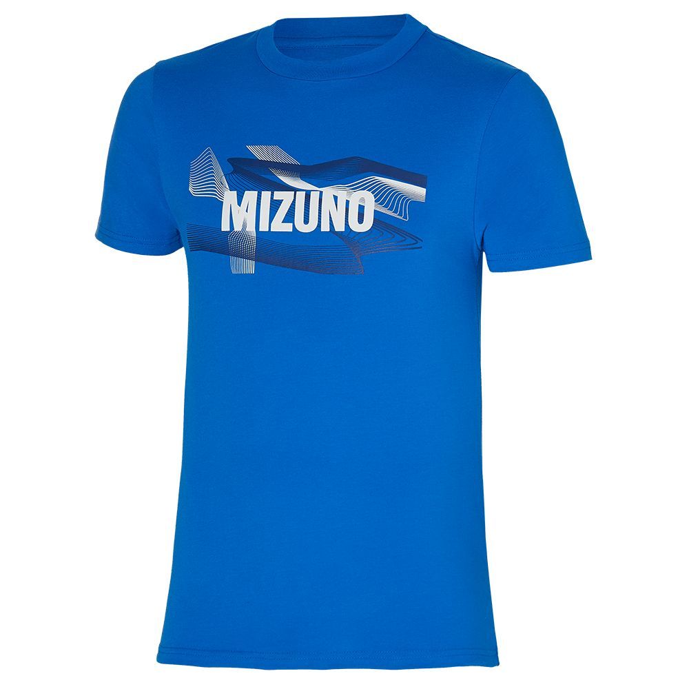 Mizuno Graphic Tee Muške Topi Plave | CDMGPY719