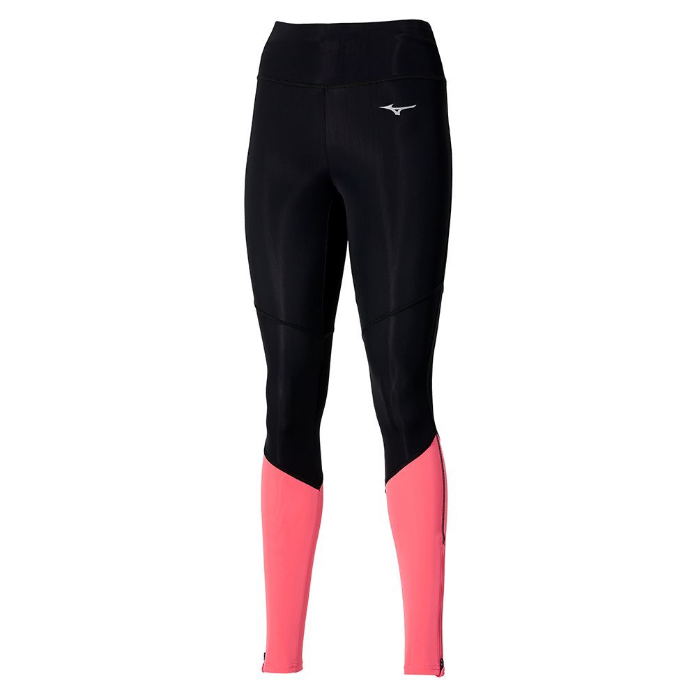 Mizuno Impulse Core Long Ženske Tajice Crne Koraljne | JXPSAE701