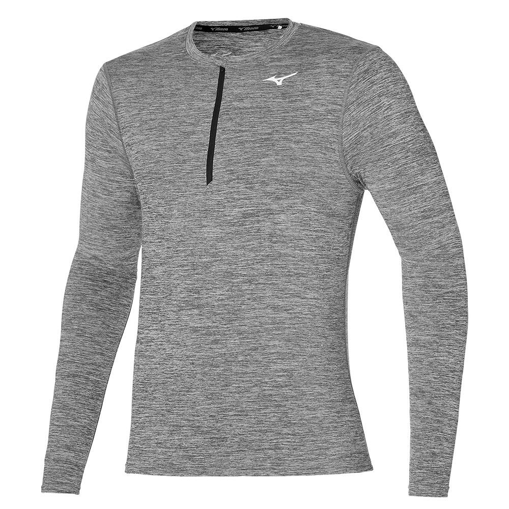 Mizuno Impulse Core Ls Hz Muške Topi Sive | ZCLOKG802