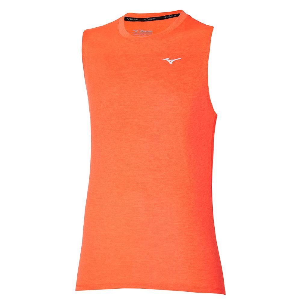 Mizuno Impulse Core Sleeveless Muške Topi Narančaste | CZKITP123
