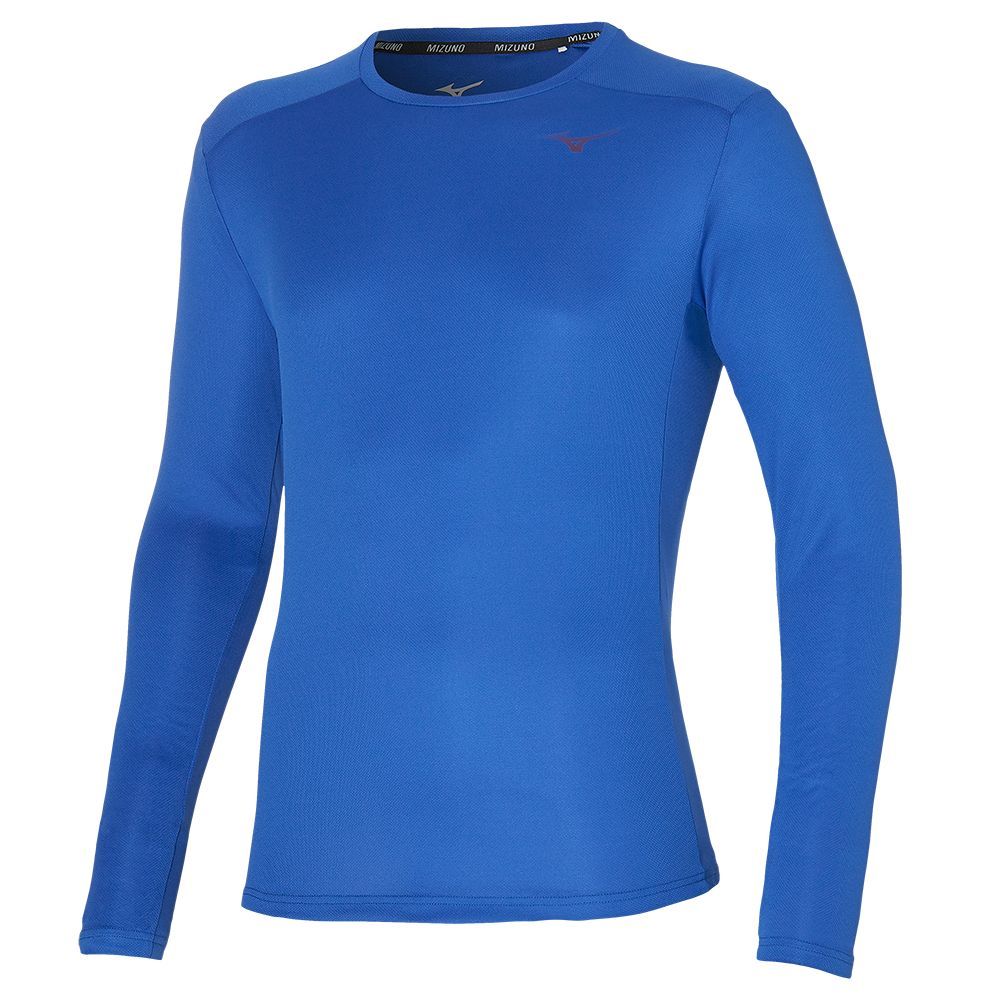 Mizuno Inifinity 88 Ls Tee Muške Topi Plave | PCMDOS357