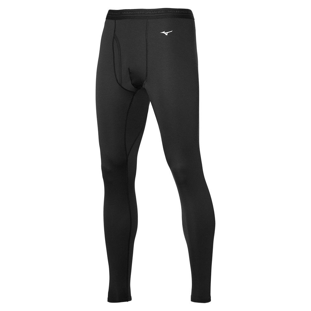 Mizuno Midweight Long Muške Tajice Za Trčanje Crne | AFDHSQ857