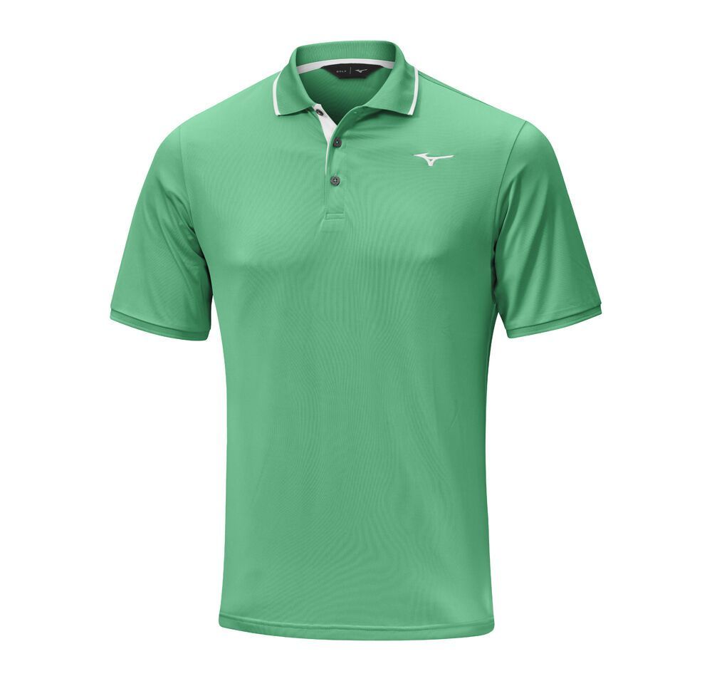 Mizuno Move Tech Quick Dry Polo Plus Muške Topi Zelene | JEKLMD902