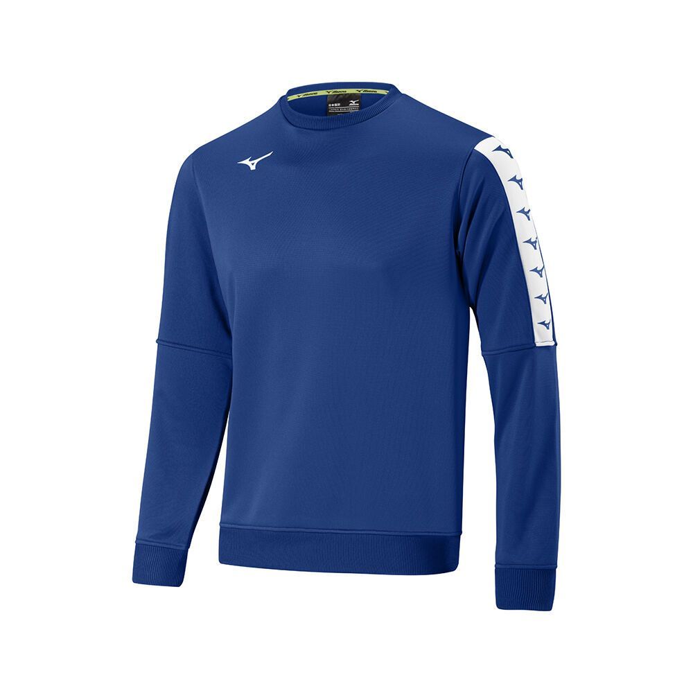 Mizuno Nara Trn Swt Muške Topi Plave | HXEQVO385