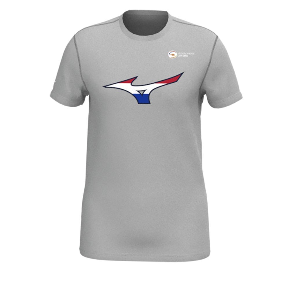 Mizuno Nevobo Nederland T-shirt Muške Topi Crvene | ZUPYAS096