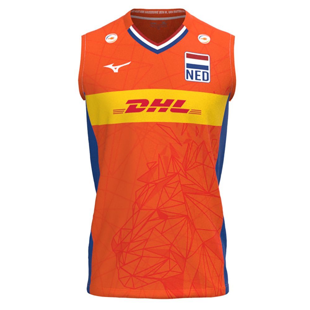 Mizuno Nevobo Voleyball Replica Shirt Junior Muške Topi Crvene | TOAXQP528