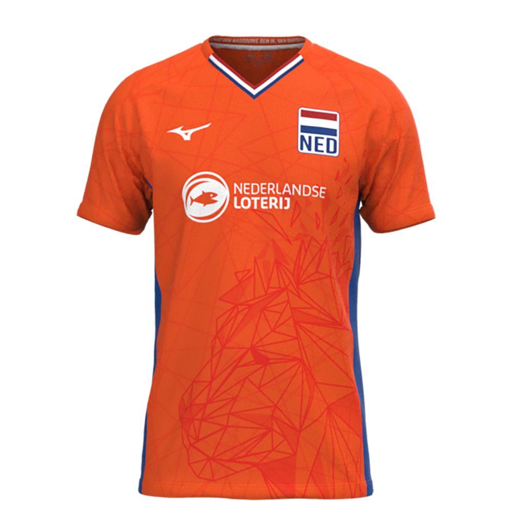Mizuno Nevobo Voleyball Replica Shirt Muške Topi Crvene | IVQGZR687