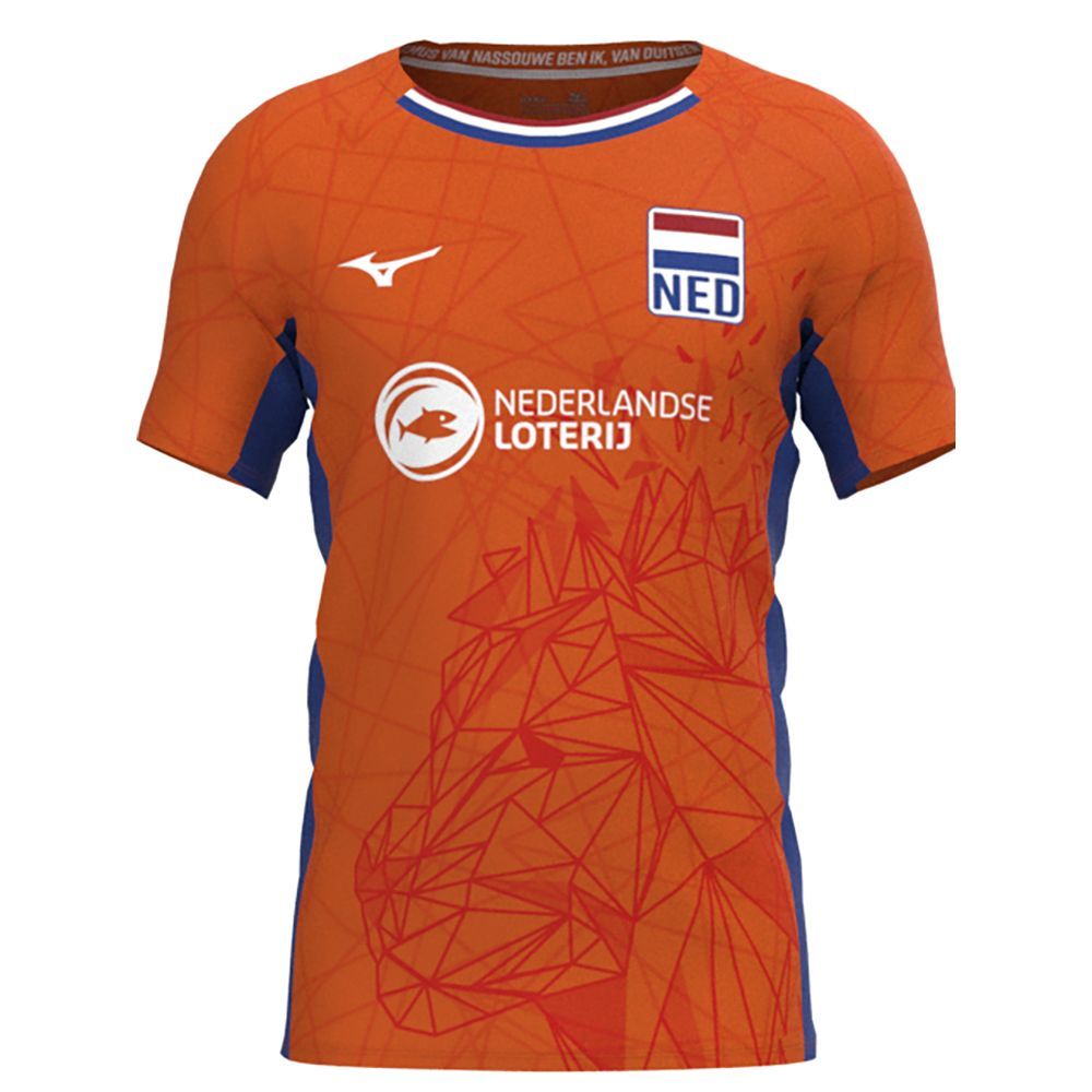 Mizuno Nevobo Volleyball Match Orange Shirt Muške Topi Narančaste Crvene | ONEDQC209