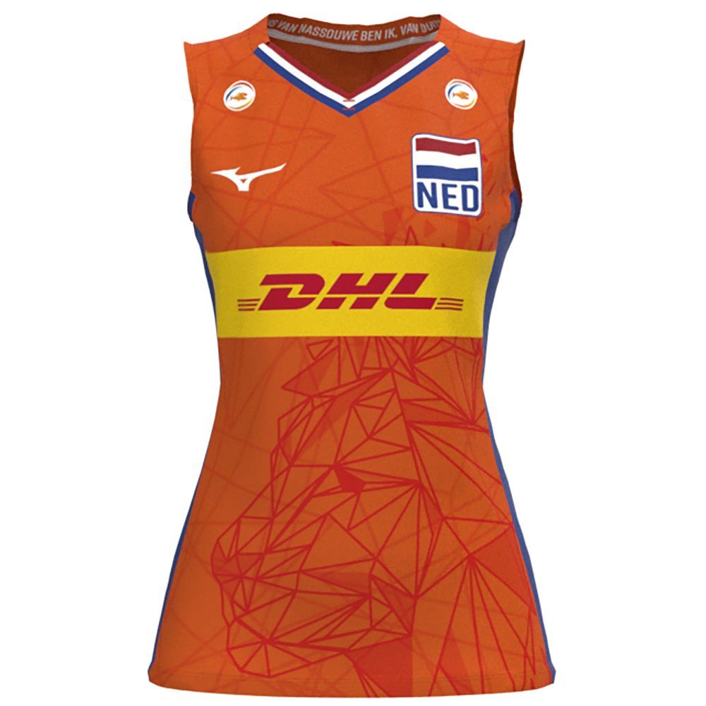 Mizuno Nevobo Volleyball Match Orange Shirt Ženske Topi Narančaste | FWDKAX968