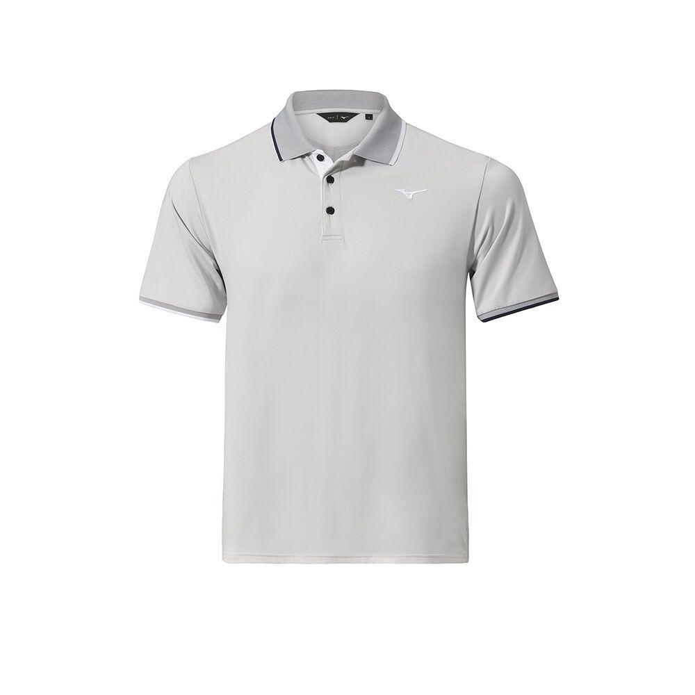 Mizuno Qd Comp Plus Polo Muške Topi Sive | ITZEPC279