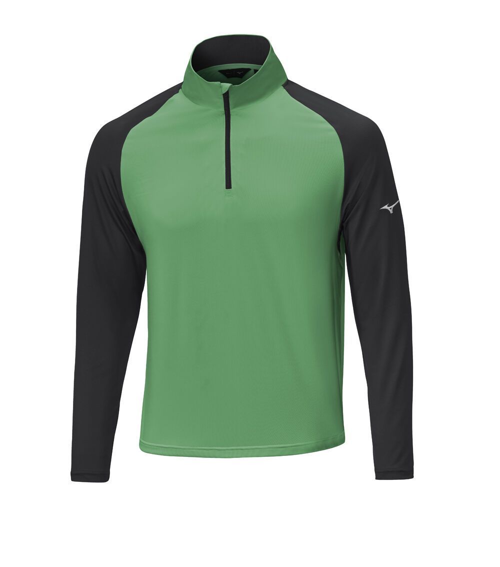 Mizuno Quick Dry Breeze 1/4 Zip Muške Topi Tirkizne Zelene | VMUKYF036