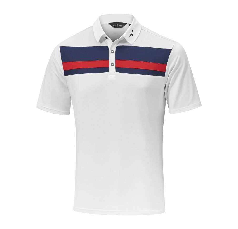 Mizuno Quick Dry Citizen Polo Muške Topi Bijele | GOSKRE983