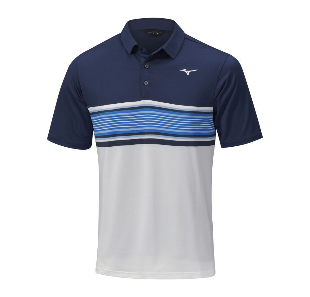 Mizuno Quick Dry Oceanic Polo Muške Topi Plave | XBCRJM856