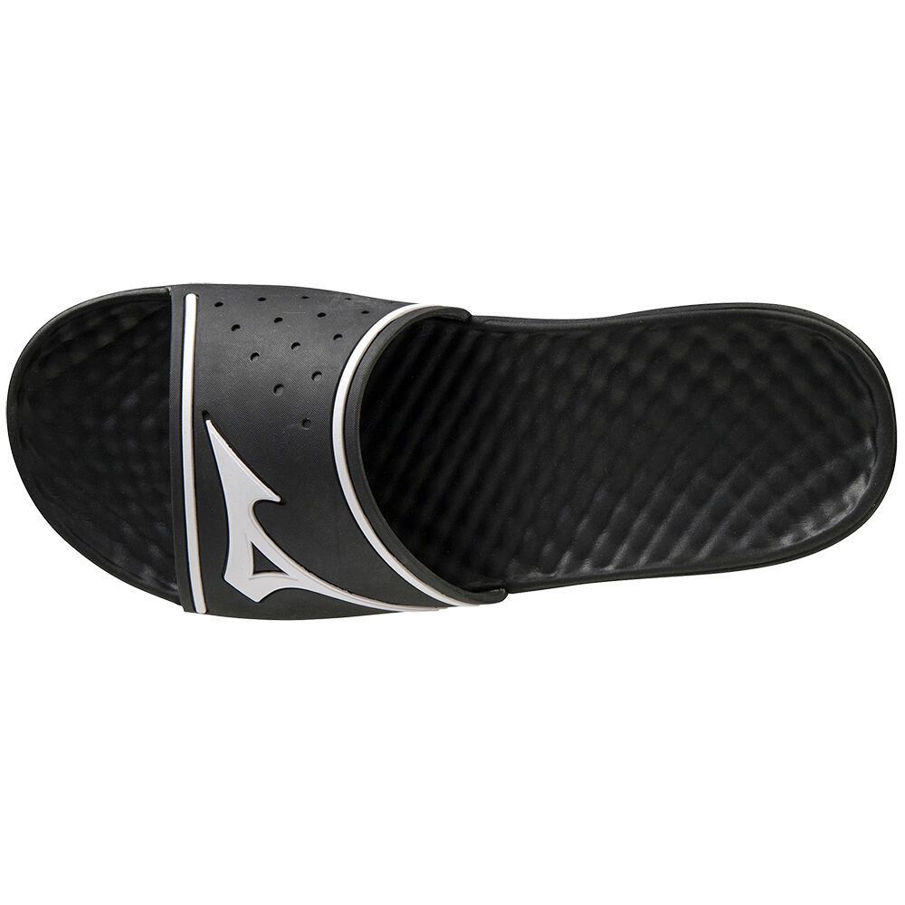 Mizuno Relax Slide 2 Muške Slide Crne Bijele | RGOUVB158