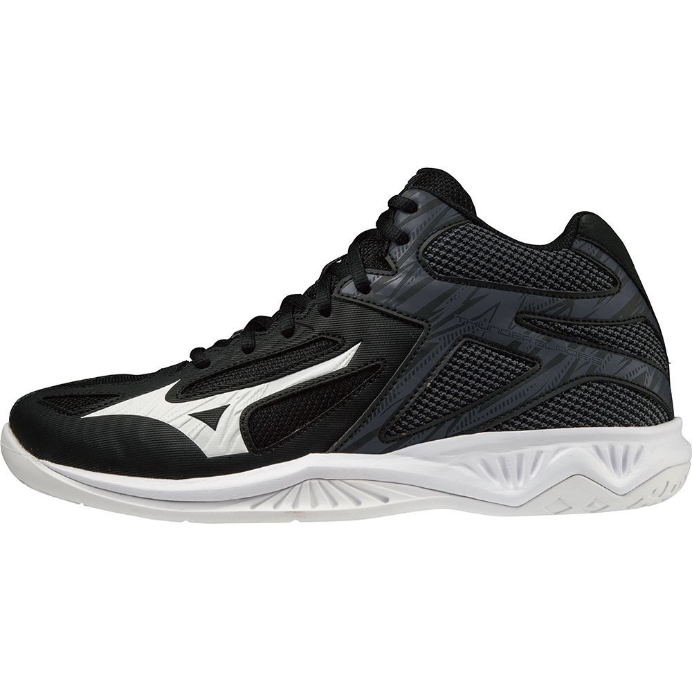Mizuno Thunder Blade 3 Mid Muške Rukometne Tenisice Bijele | RZWQTA801