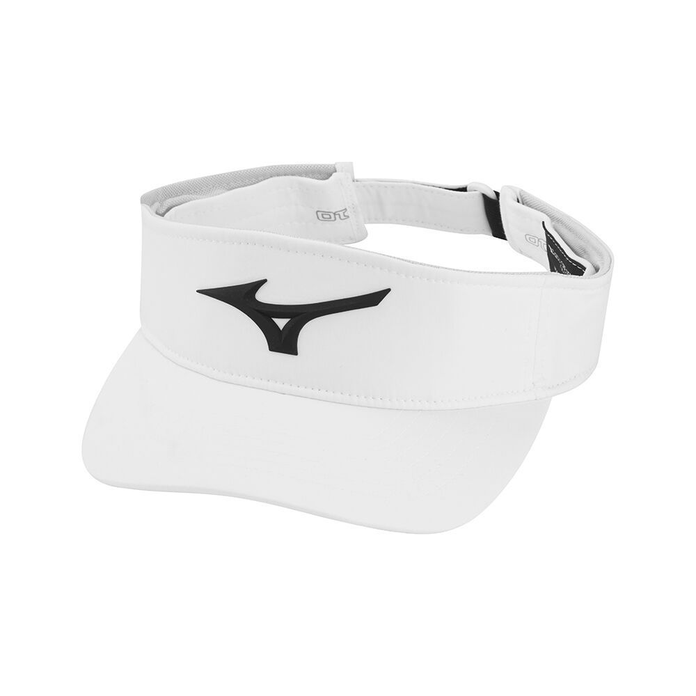 Mizuno Tour Elite Visor Ženske Pokrivala Za Glavu Bijele | BMURFI067