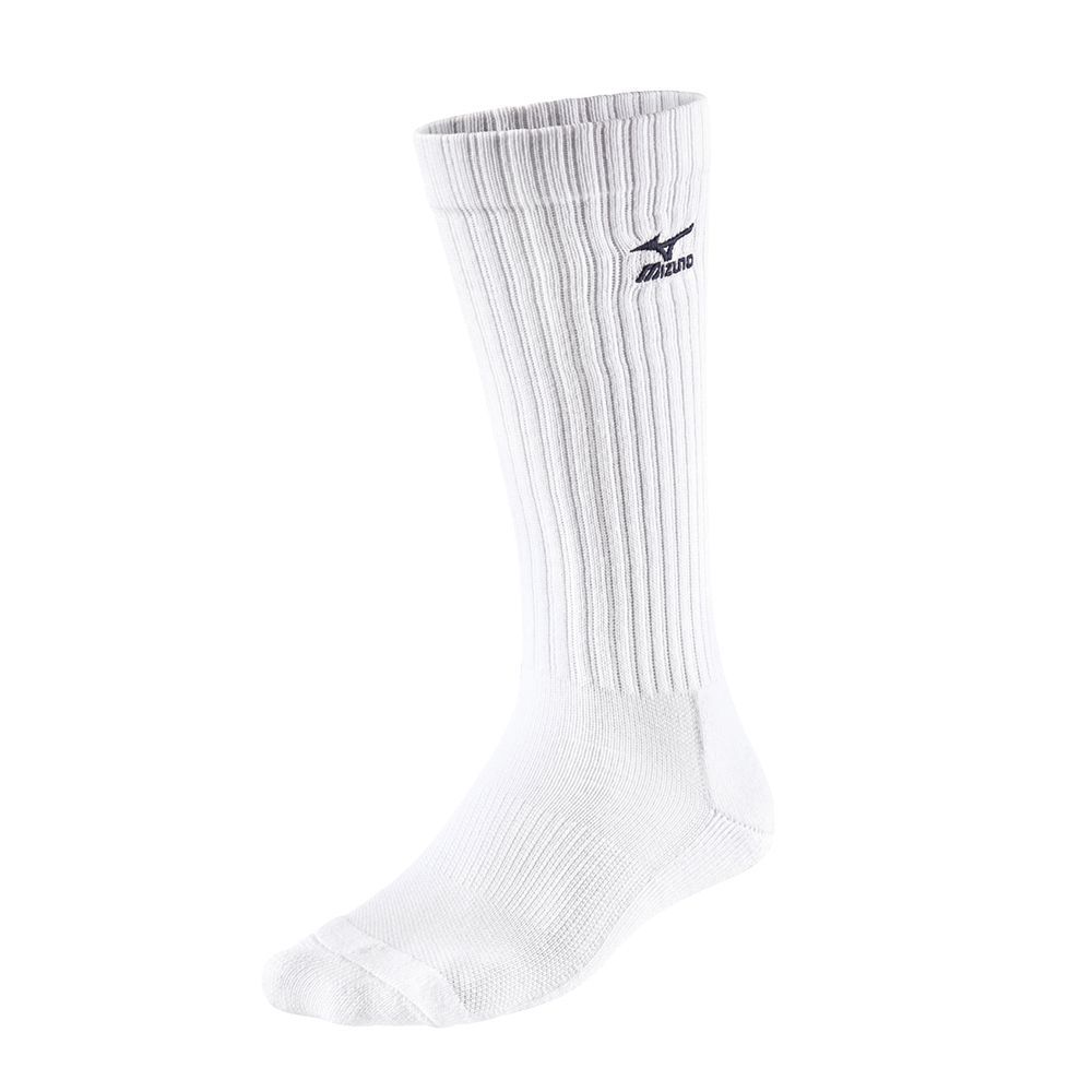 Mizuno Vb Long Muške Čarape Bijele Tamnoplave | YDCAKU706