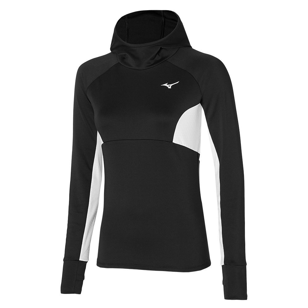 Mizuno Warmalite Hooded Ls Ženske Topi Bijele | XVKGSJ928