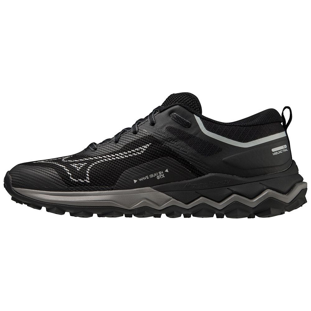 Mizuno Wave Ibuki 4 Gtx Ženske Trail Tenisice Crne Srebrne | ZMGOIV834