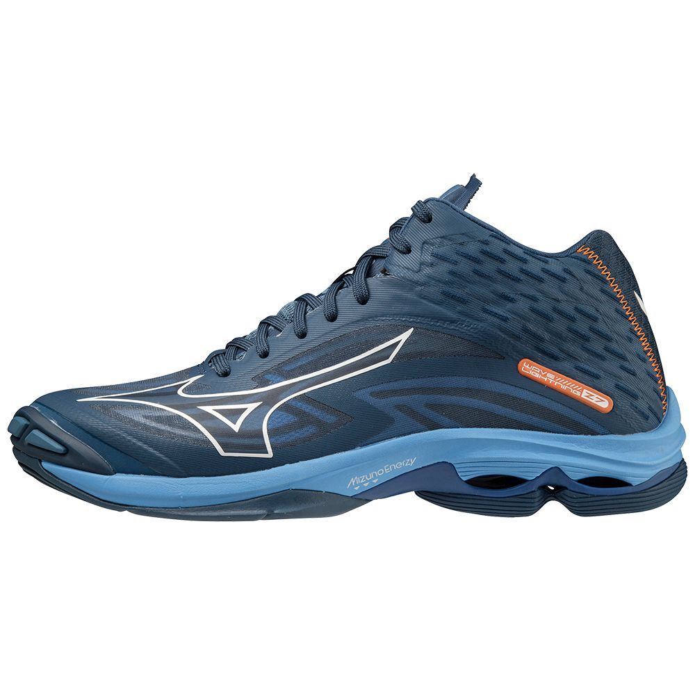 Mizuno Wave Lightning Z7 Mid Muške Tenisice za Odbojku Bijele | JXOIMS609