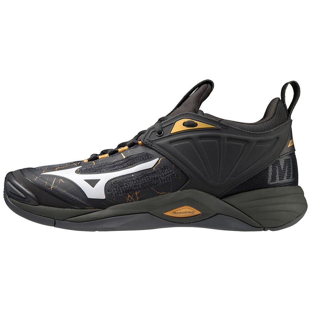 Mizuno Wave Momentum 2 Muške Tenisice za Odbojku Crne | CSQIUB207