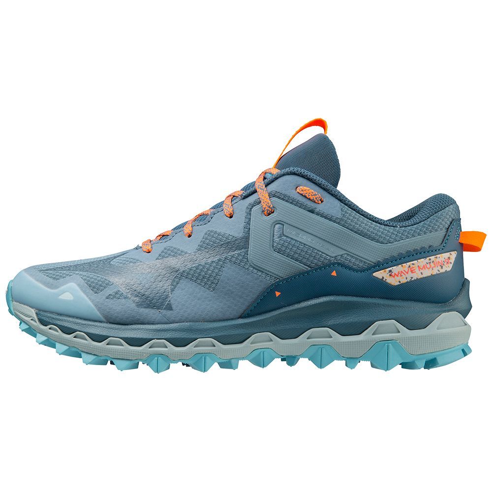 Mizuno Wave Mujin 9 Muške Trail Tenisice Plave Plave Svijetlo Narančaste | PNOWXY276