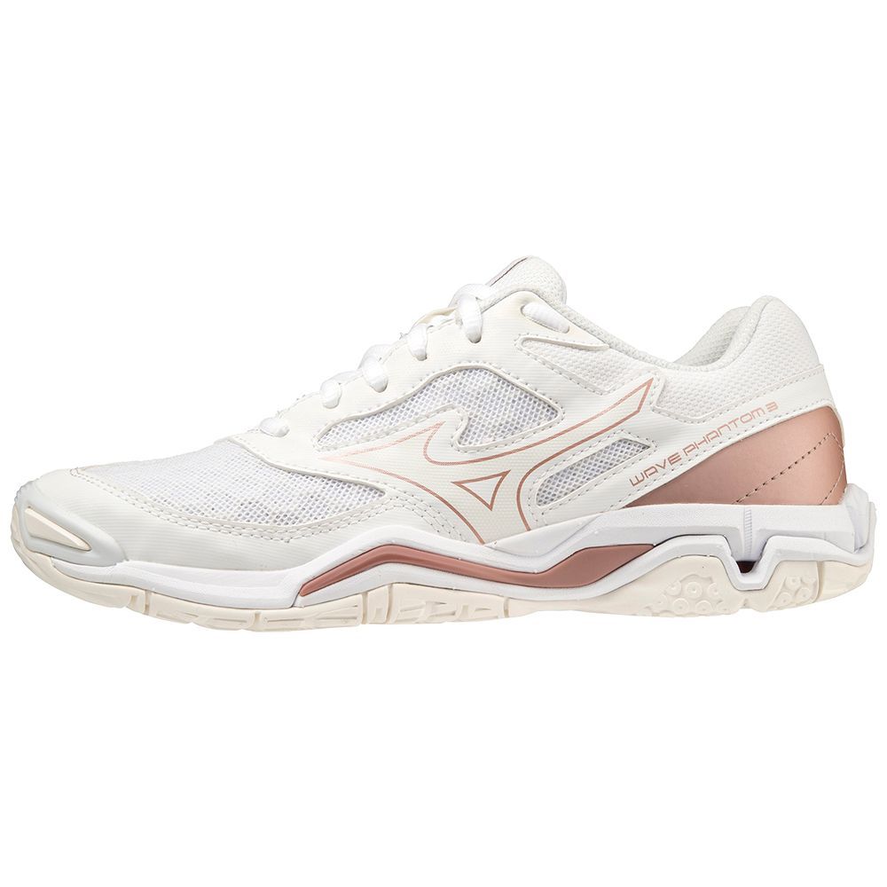 Mizuno Wave Phantom 3 Ženske Rukometne Tenisice Bijele | NQHIXG589