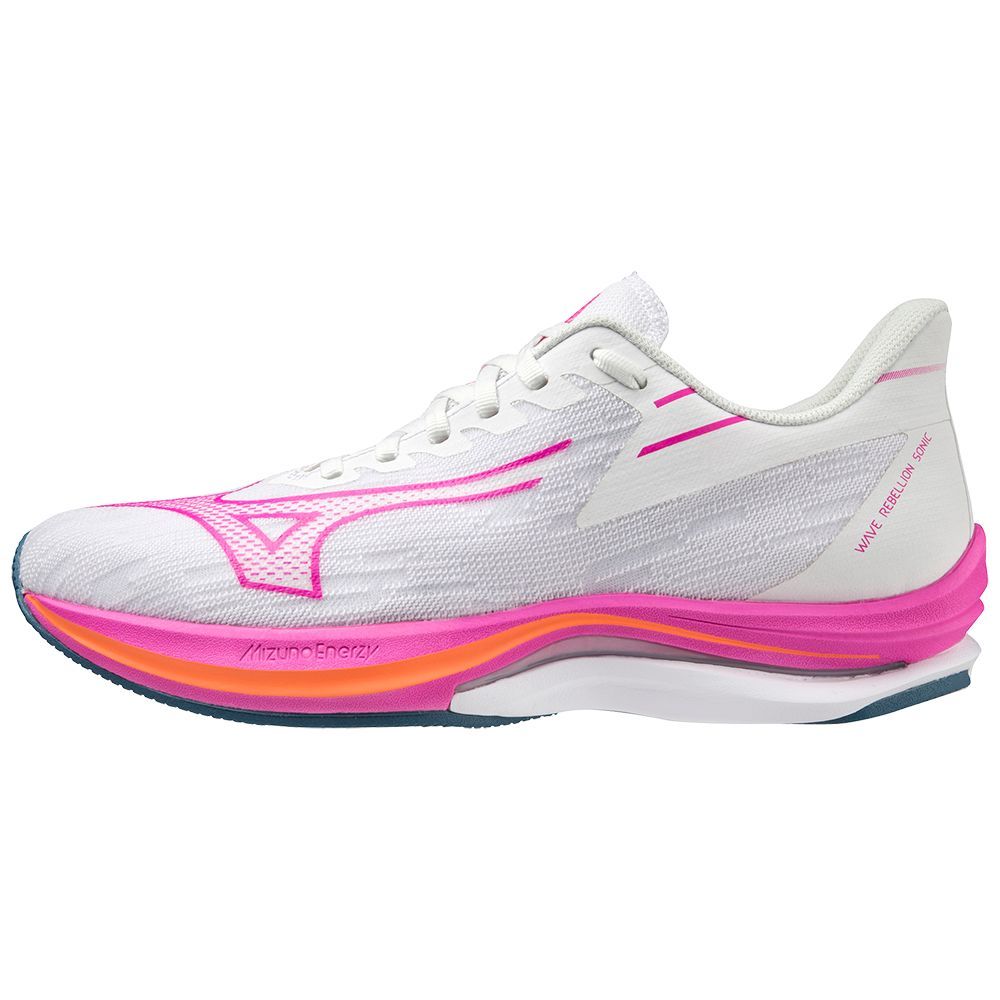 Mizuno Wave Rebellion Sonic Ženske Tenisice za Trcanje Bijele Plave | GZDRAO281
