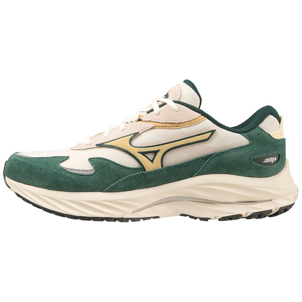 Mizuno Wave Rider Muške Tenisice Bijele Cvjetne Zelene | MOHNLZ085