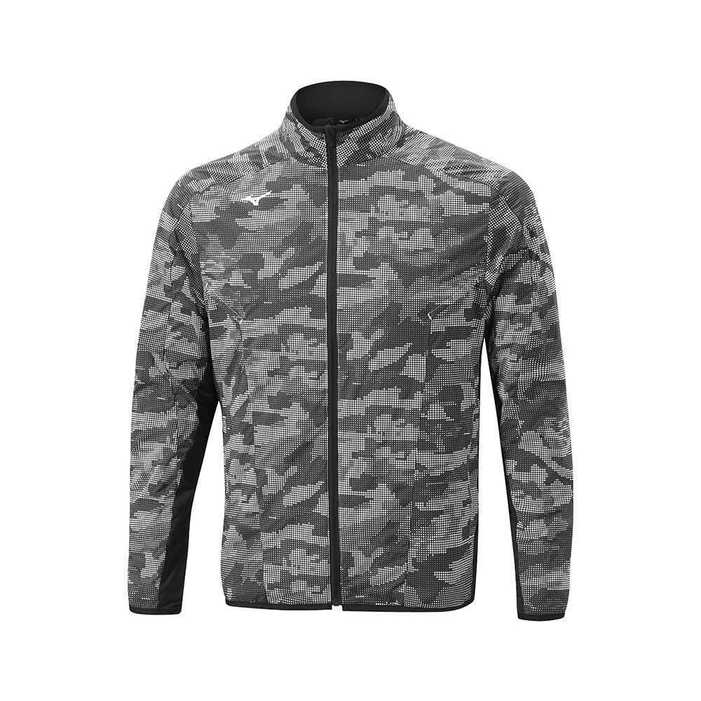 Mizuno Winter Stretch Full Zip Muške Topi Sive | WYCKUJ065